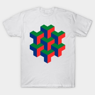 Geometric Tripod Design T-Shirt